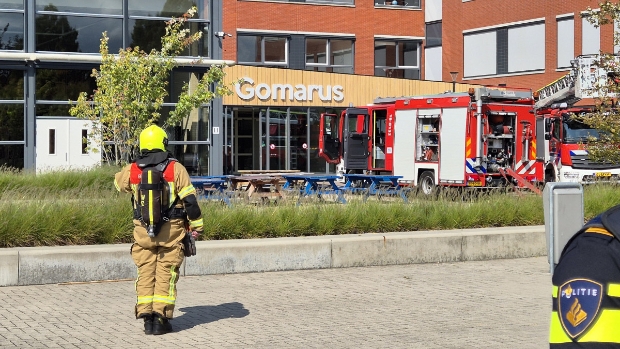 Kleine brand bij Gomarus Scholengemeenschap in Gorinchem, wel veel rookontwikkeling