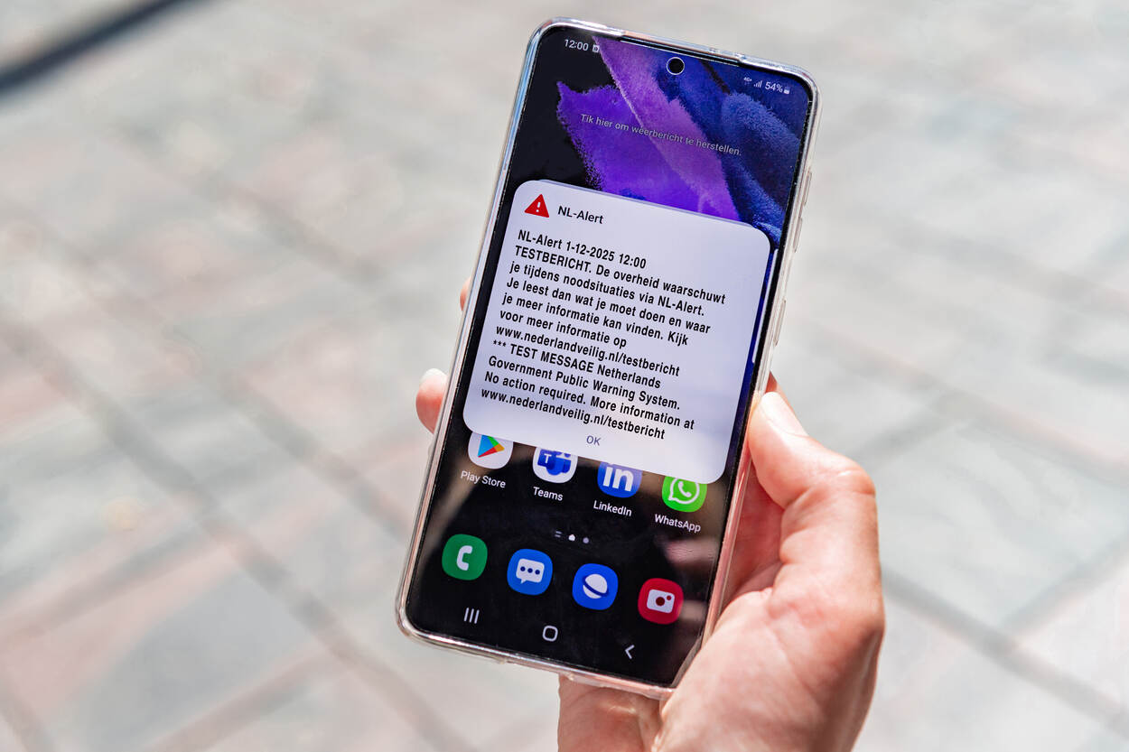 Test NL-Alert op 1 december 2025