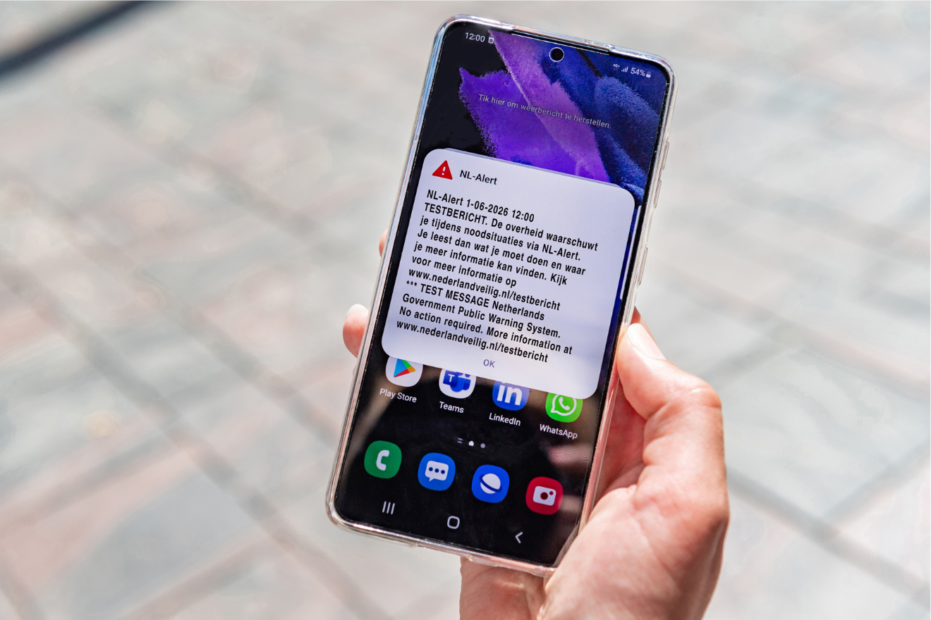 Test NL-Alert op 1 juni